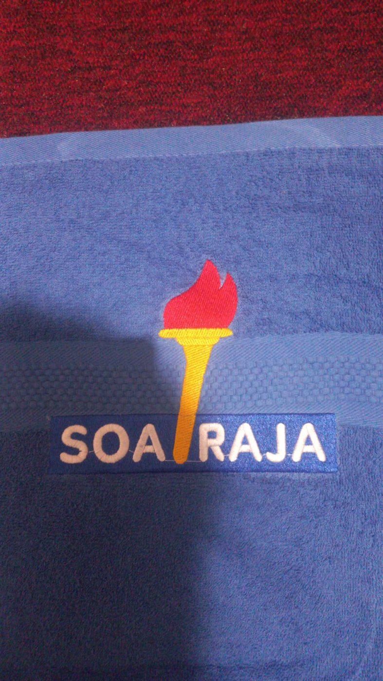 Bordir pada Seragam hasil produksi Tiva Bordir Komputer