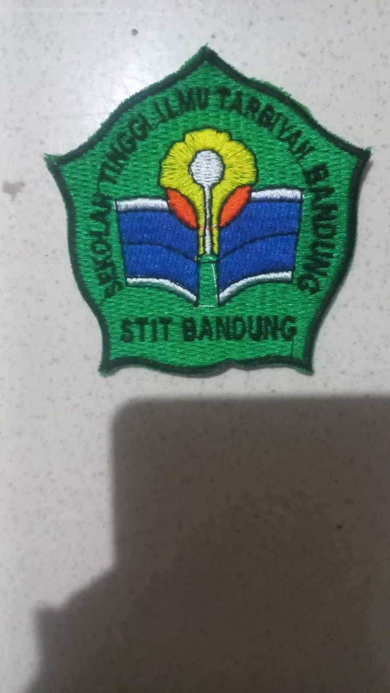 Bordir Logo Sekolah hasil produksi Tiva Bordir Komputer